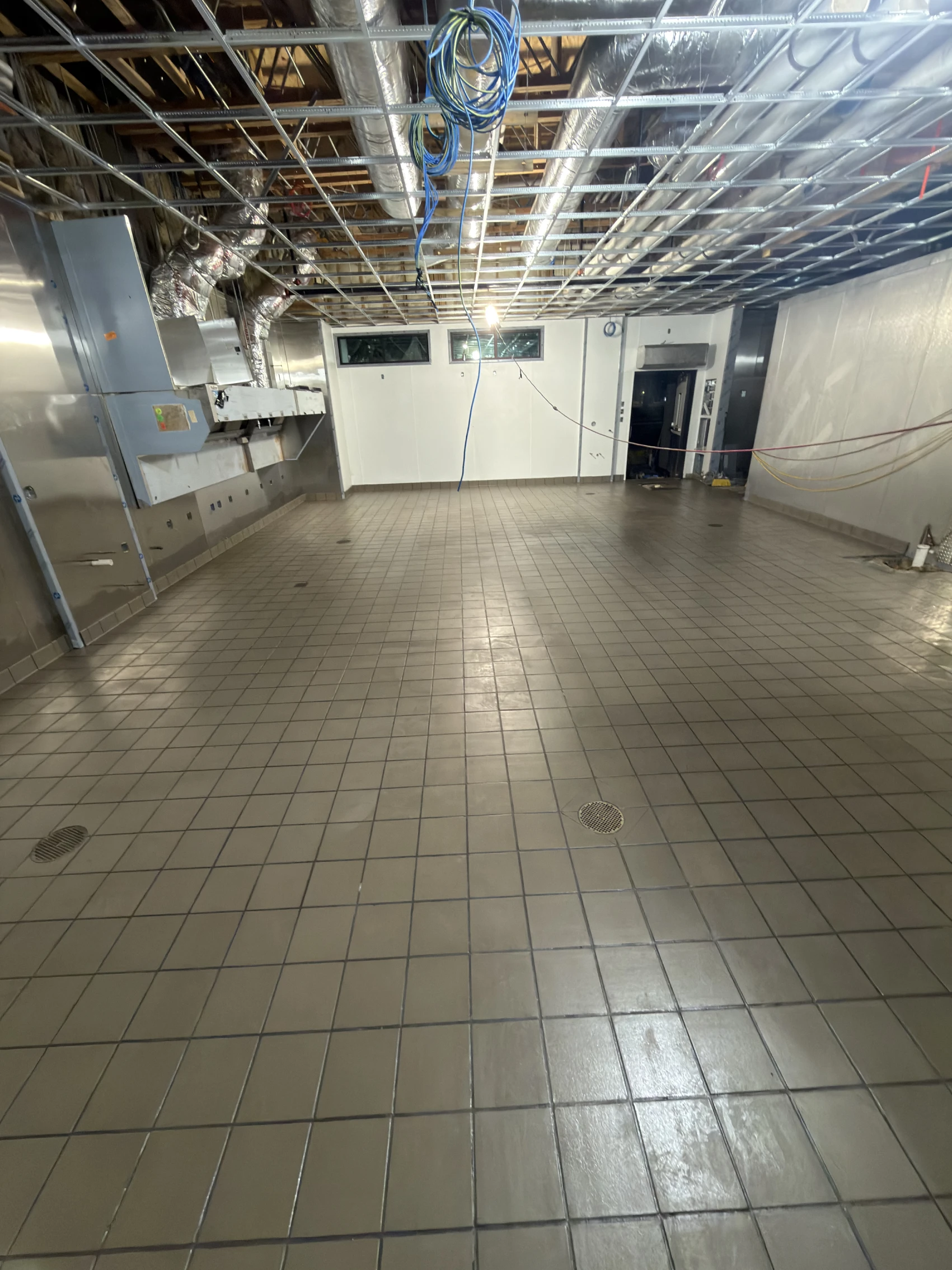 Completed epoxy regrouting project